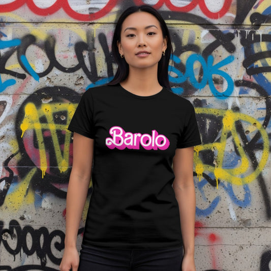 Barolo Doll Pink Damski Tee